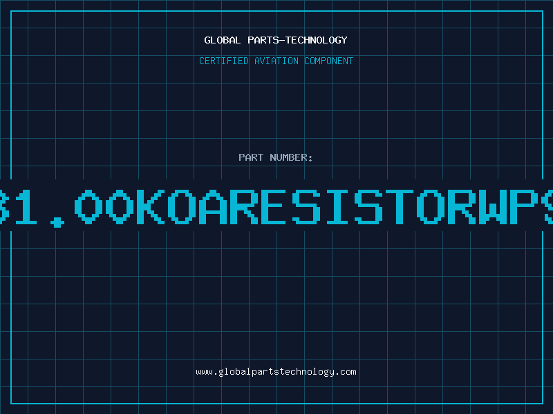 Aviation Part 9681.00KOARESISTORWP900