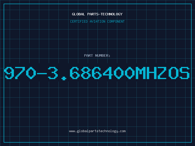 Aviation Part 970-3.686400MHZOS
