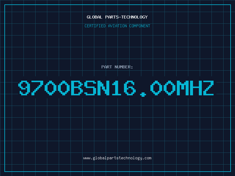 Aviation Part 9700BSN16.00MHZ