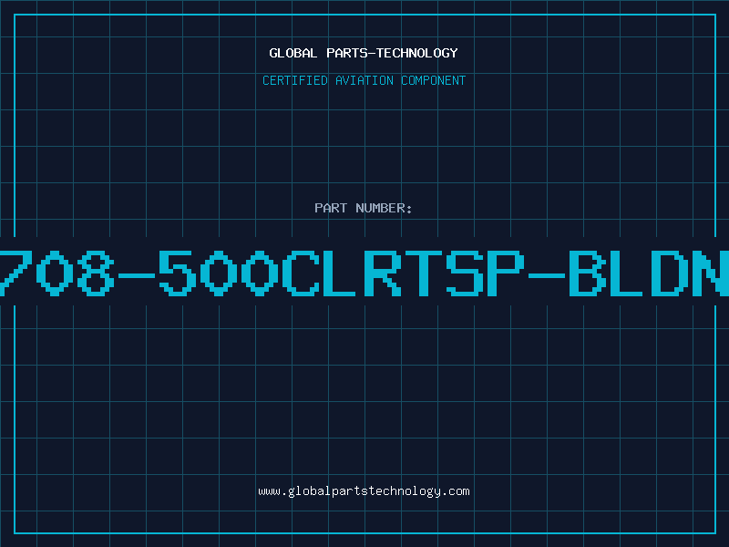 Aviation Part 9708-500CLRTSP-BLDNW