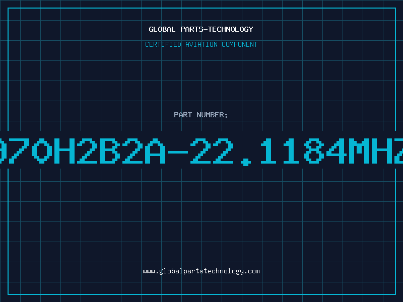 Aviation Part 970H2B2A-22.1184MHZ
