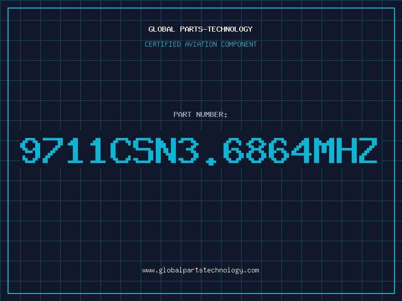 Aviation Part 9711CSN3.6864MHZ