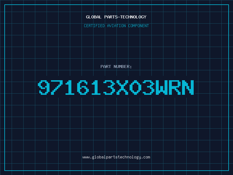 Aviation Part 971613X03WRN