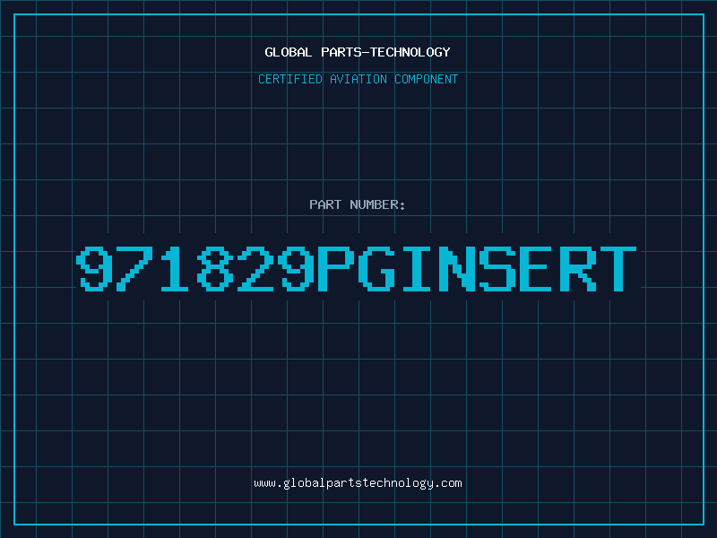 Aviation Part 971829PGINSERT