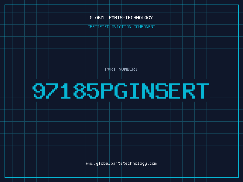 Aviation Part 97185PGINSERT