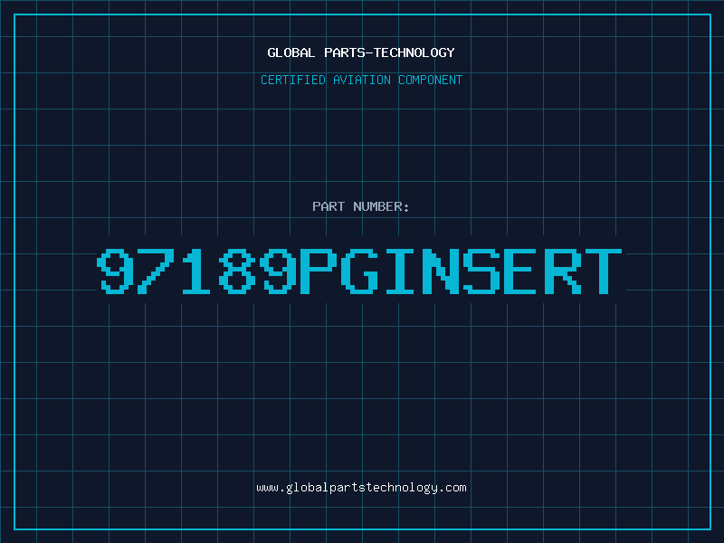 Aviation Part 97189PGINSERT