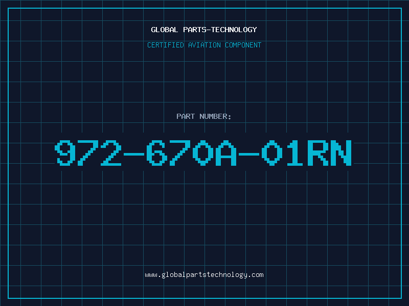 Aviation Part 972-670A-01RN