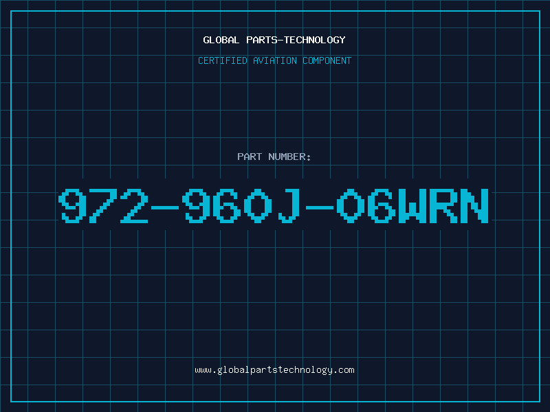 Aviation Part 972-960J-06WRN