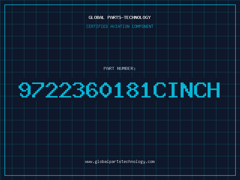 Aviation Part 9722360181CINCH