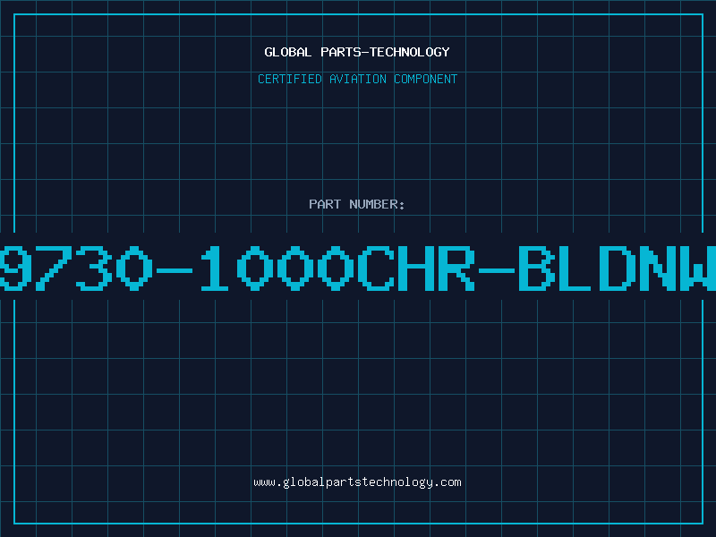 Aviation Part 9730-1000CHR-BLDNW