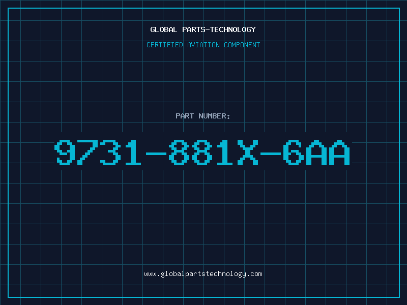Aviation Part 9731-881X-6AA