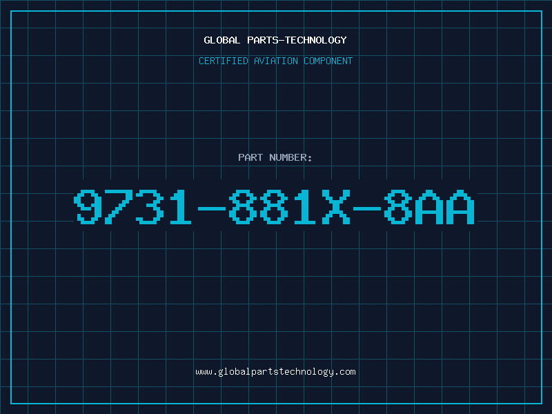 Aviation Part 9731-881X-8AA