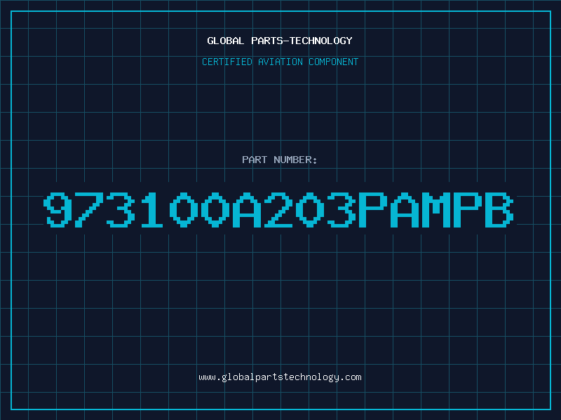 Aviation Part 973100A203PAMPB