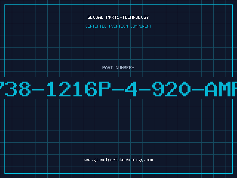 Aviation Part 9738-1216P-4-920-AMPB