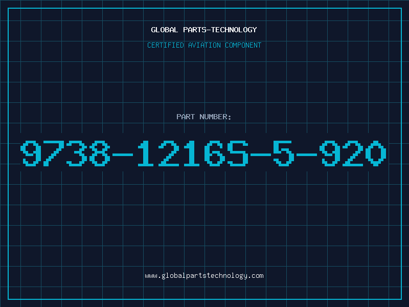 Aviation Part 9738-1216S-5-920