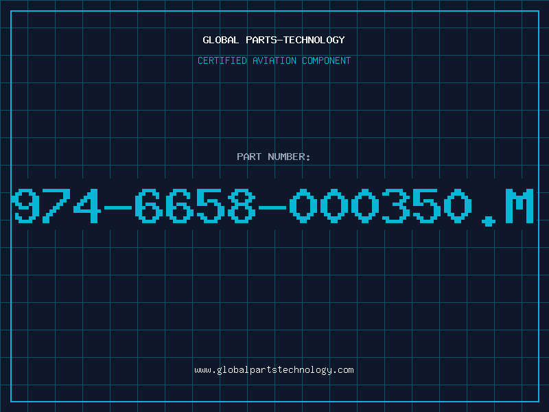 Aviation Part 974-6658-000350.M