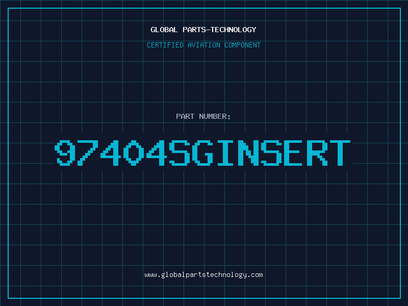 Aviation Part 97404SGINSERT