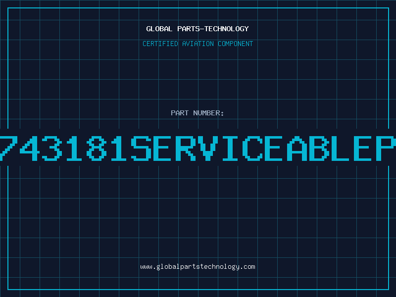 Aviation Part 9743181serviceablepa