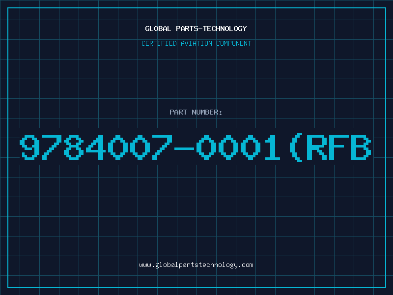 Aviation Part 9784007-0001(RFB