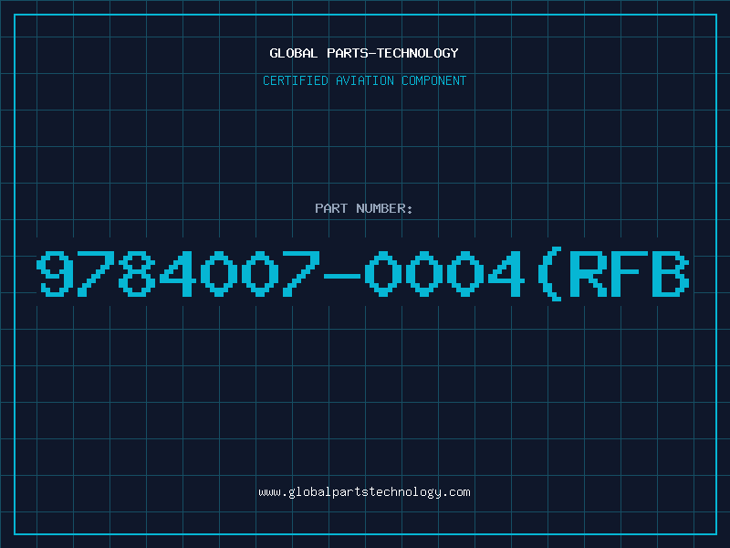 Aviation Part 9784007-0004(RFB