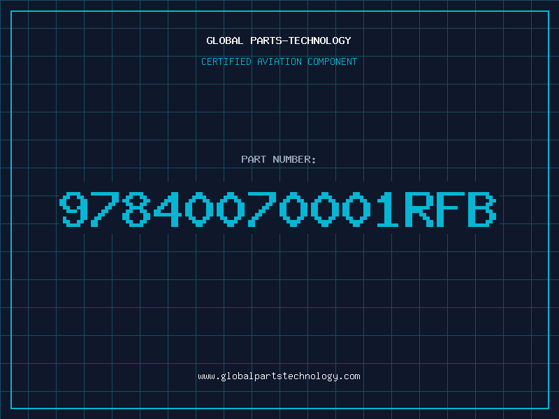Aviation Part 97840070001RFB