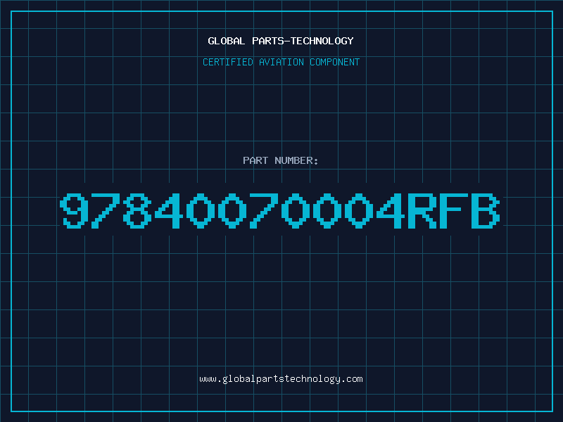 Aviation Part 97840070004RFB