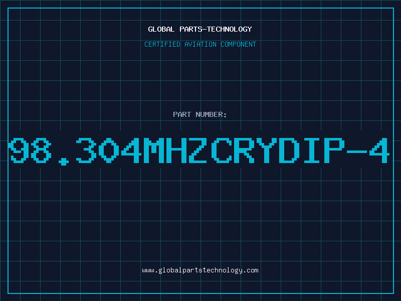 Aviation Part 98.304MHZCRYDIP-4