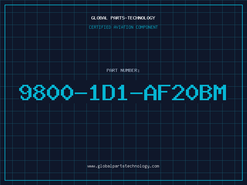 Aviation Part 9800-1D1-AF20BM