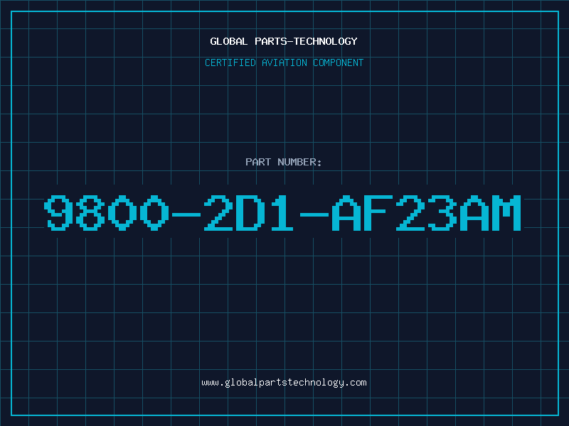Aviation Part 9800-2D1-AF23AM