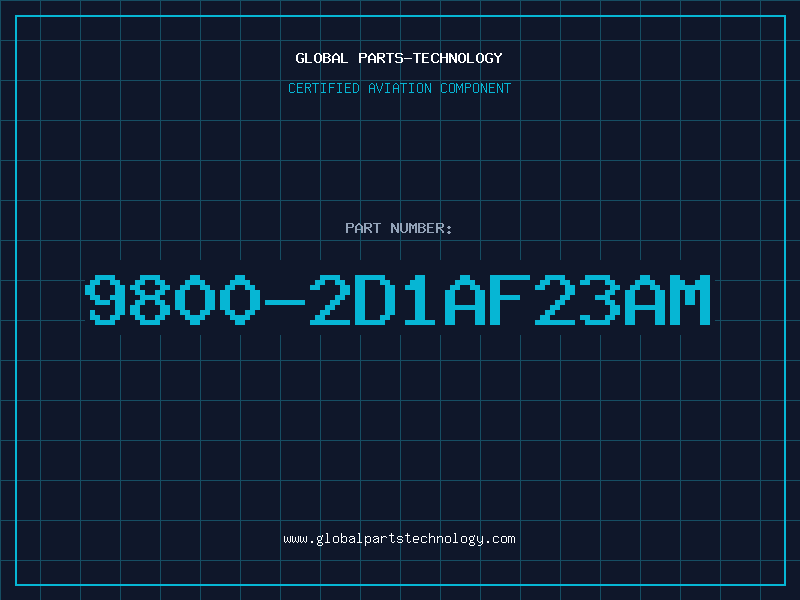 Aviation Part 9800-2D1AF23AM