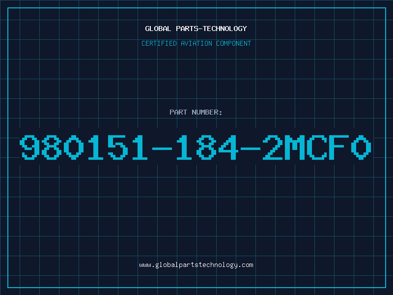 Aviation Part 980151-184-2MCF0
