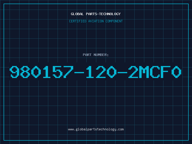 Aviation Part 980157-120-2MCF0