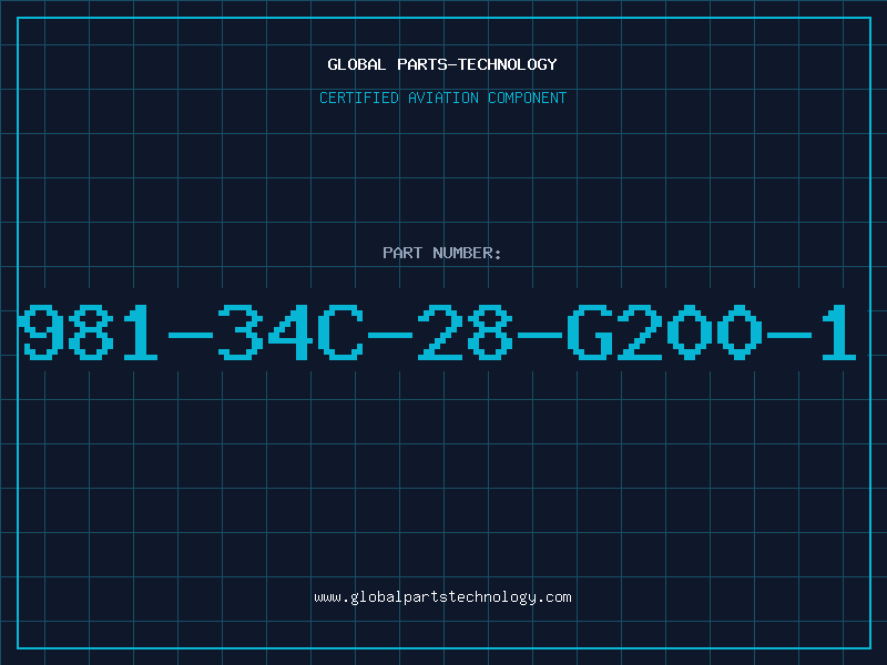 Aviation Part 981-34C-28-G200-1