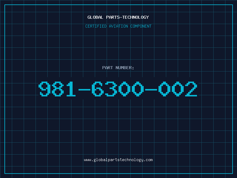 Aviation Part 981-6300-002