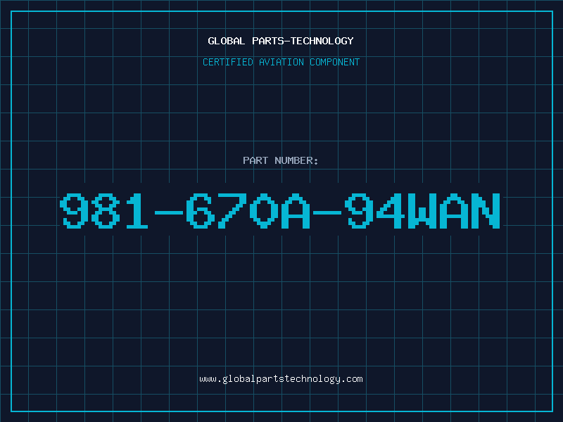 Aviation Part 981-670A-94WAN