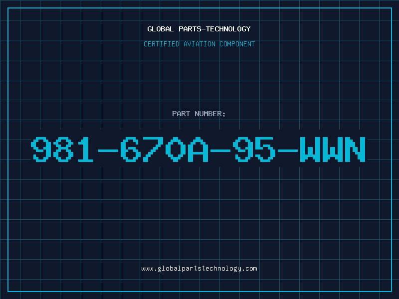 Aviation Part 981-670A-95-WWN
