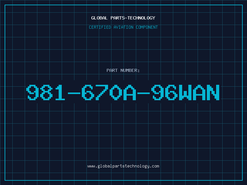 Aviation Part 981-670A-96WAN