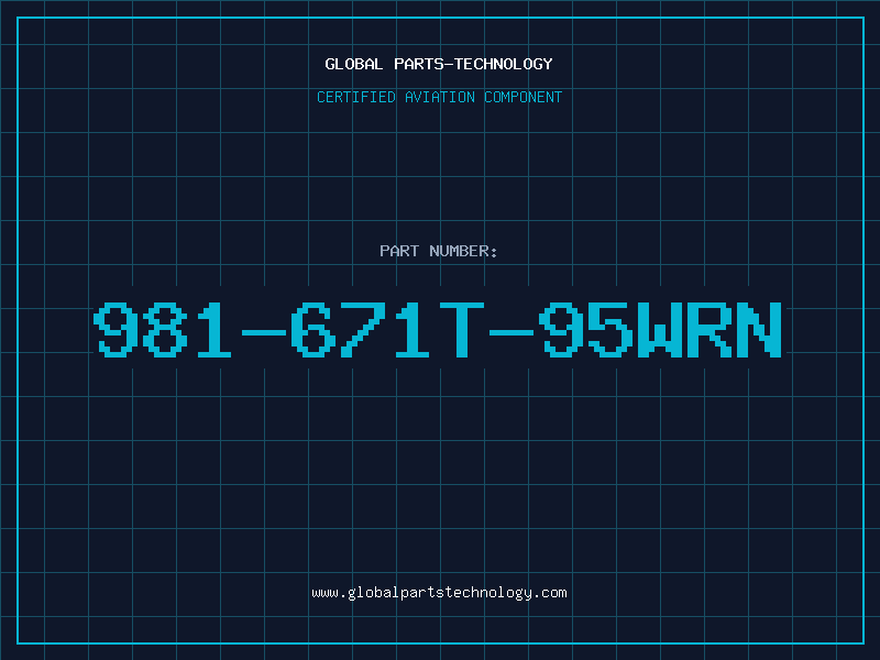 Aviation Part 981-671T-95WRN
