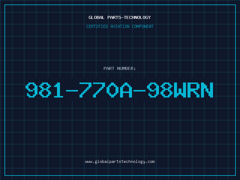 Aviation Part 981-770A-98WRN