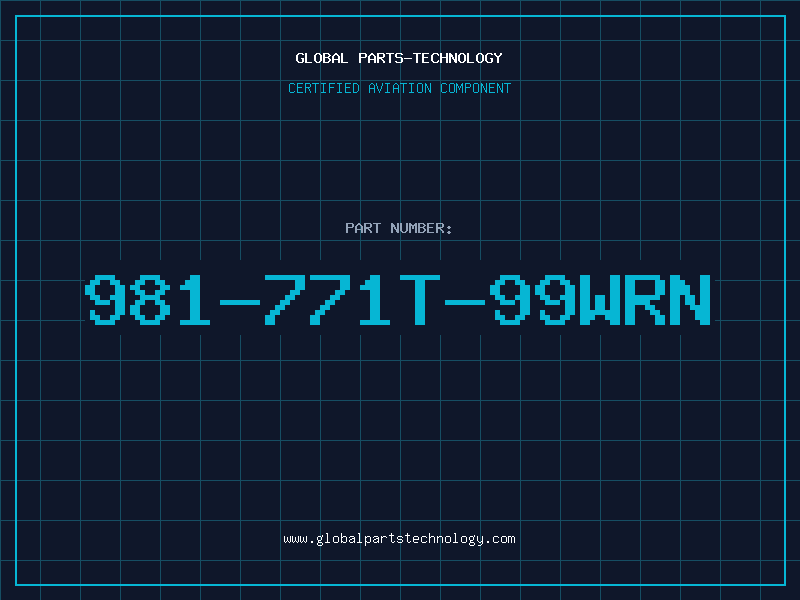 Aviation Part 981-771T-99WRN
