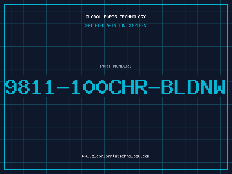 Aviation Part 9811-100CHR-BLDNW