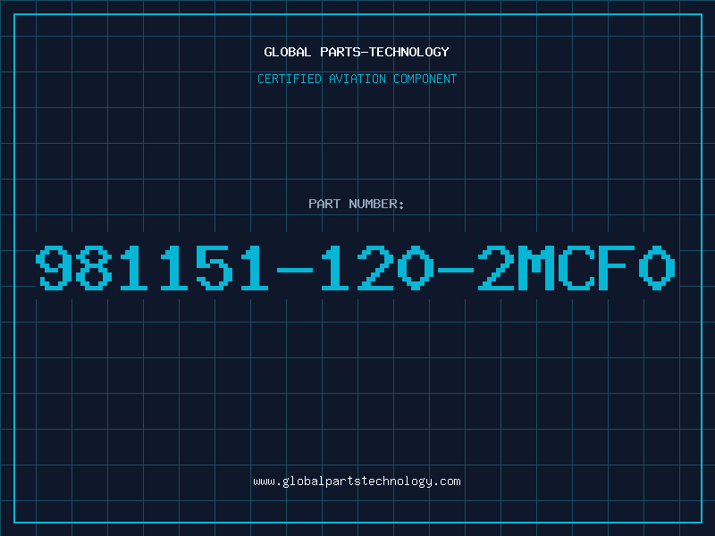 Aviation Part 981151-120-2MCF0