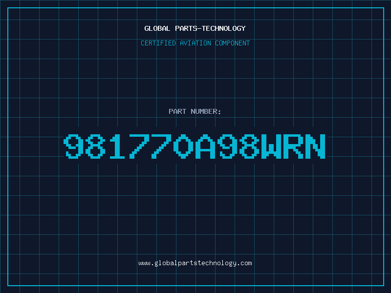 Aviation Part 981770A98WRN