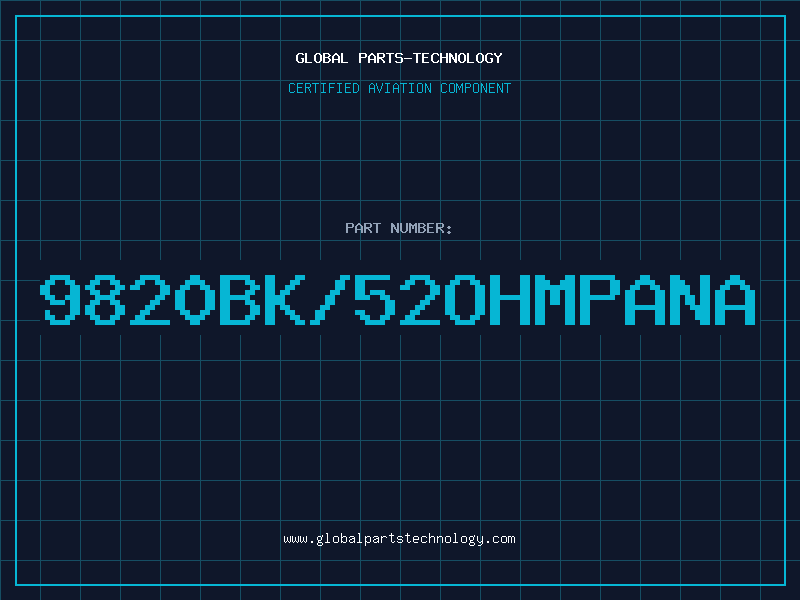 Aviation Part 9820BK/52OHMPANA