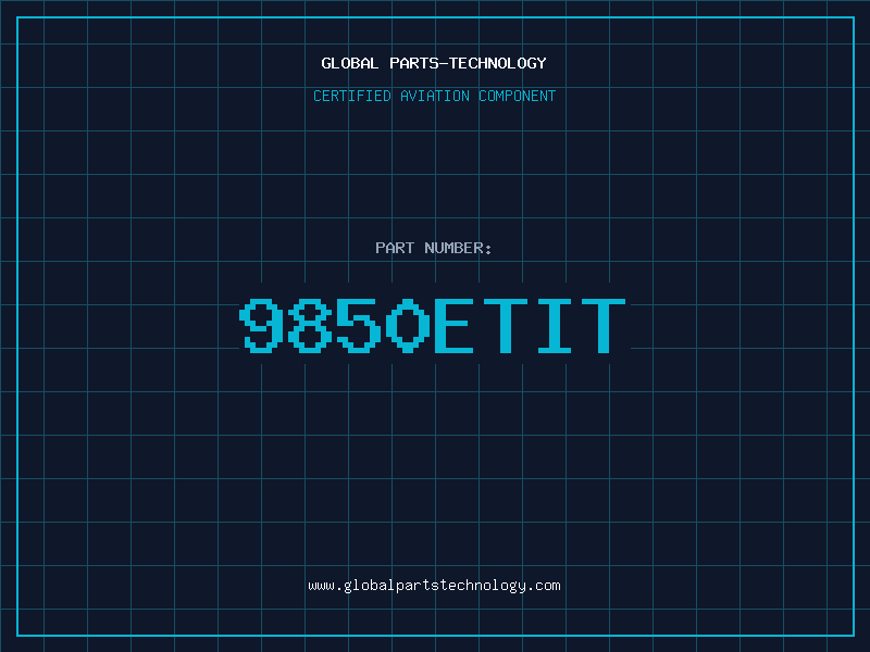 Aviation Part 9850ETIT