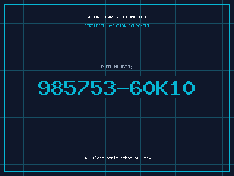 Aviation Part 985753-60K10