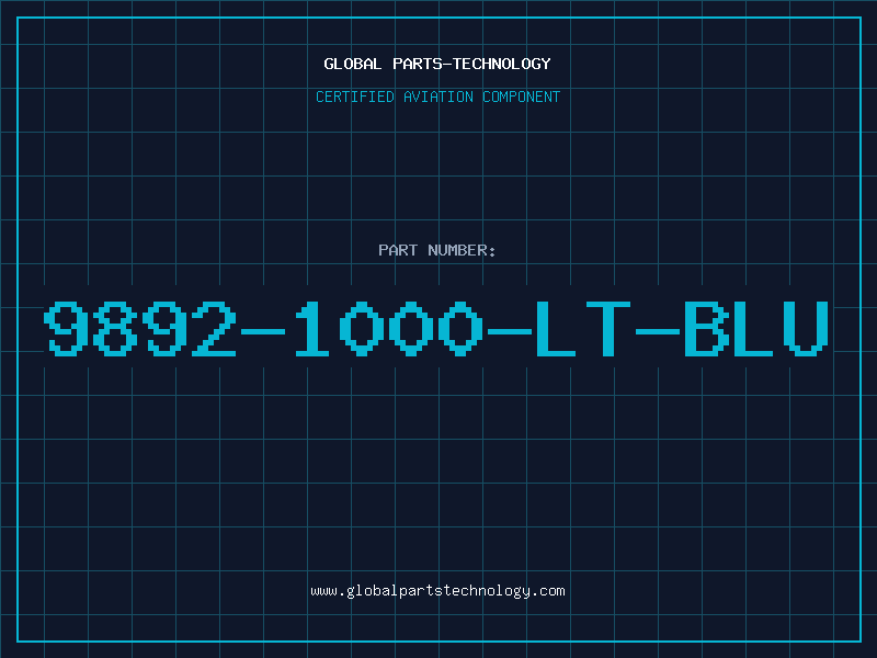 Aviation Part 9892-1000-LT-BLU