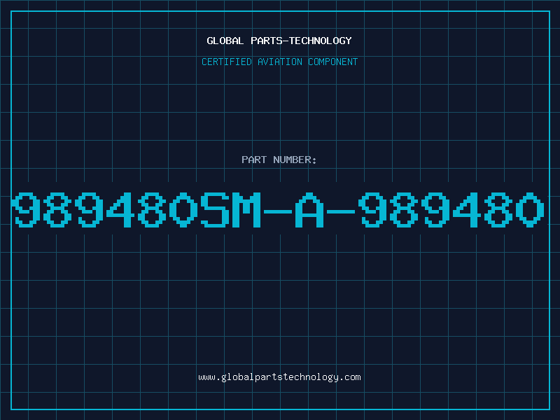 Aviation Part 989480SM-A-989480
