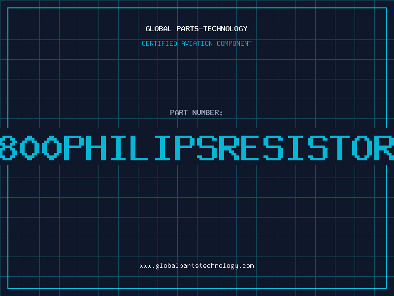 Aviation Part 989800PHILIPSRESISTORWP9
