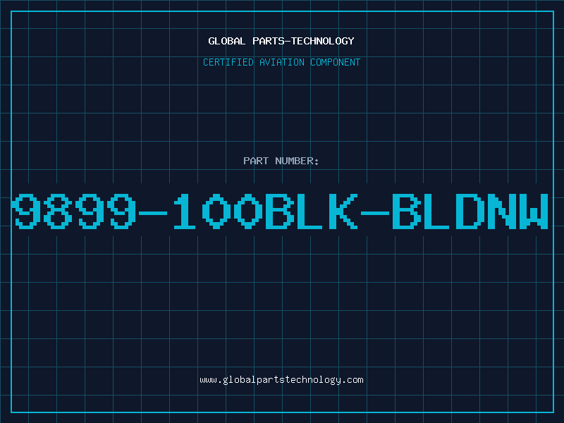 Aviation Part 9899-100BLK-BLDNW